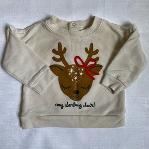3-6 Month Reindeer Christmas Sweater